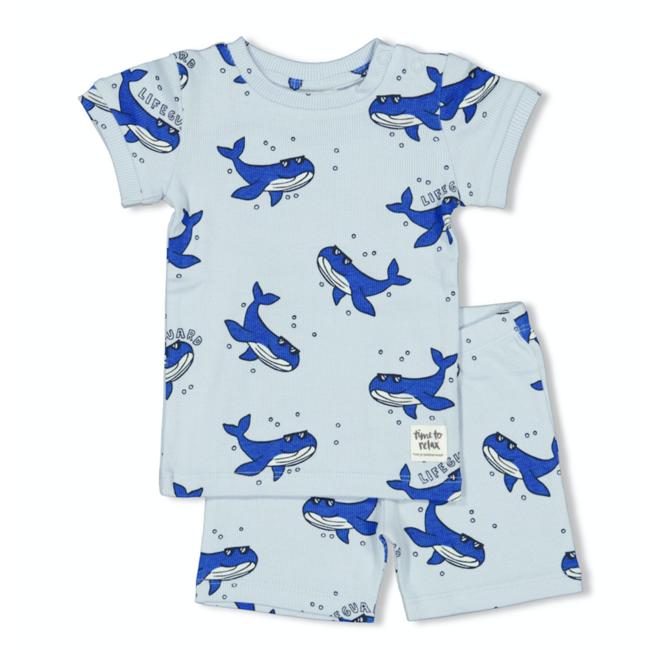 Feetje shortama Lenny Lifeguard blauw