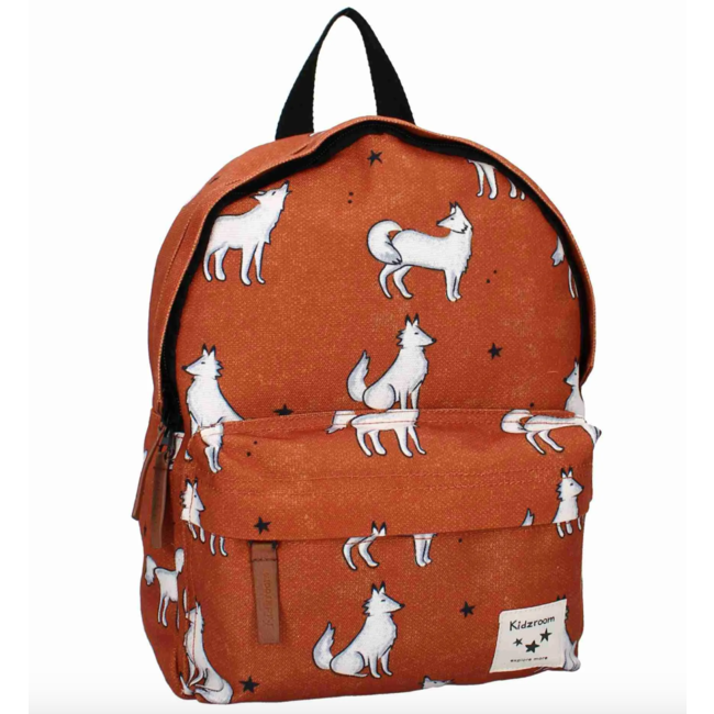 Kidzroom rugzak Wondering Wild cognac