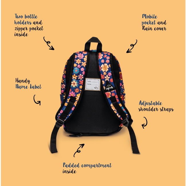 Little Legends rugzak Flower Power L