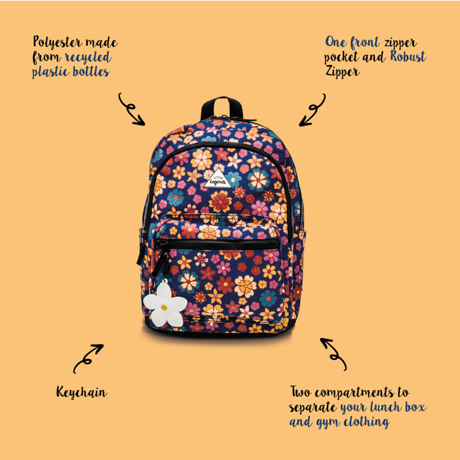 Little Legends rugzak Flower Power L