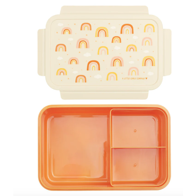 A little lovely company Bento lunchbox Regenboog