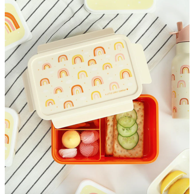 A little lovely company Bento lunchbox Regenboog