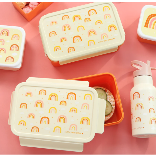 A little lovely company Bento lunchbox Regenboog