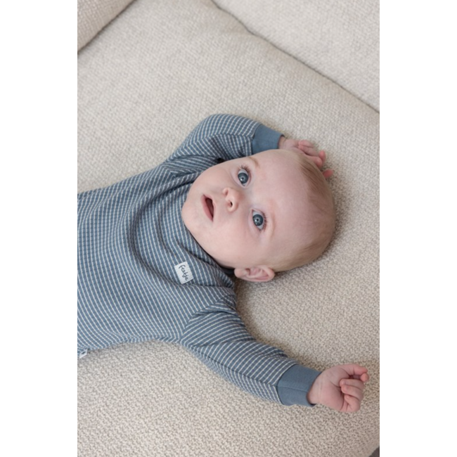 Feetje pyjama wafel ijsblauw