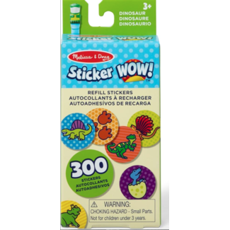 Melissa & Dough Melissa & Doug stickers WOW dino refill