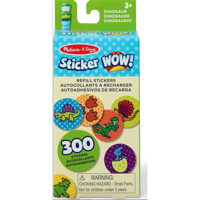 Melissa & Doug stickers WOW dino refill
