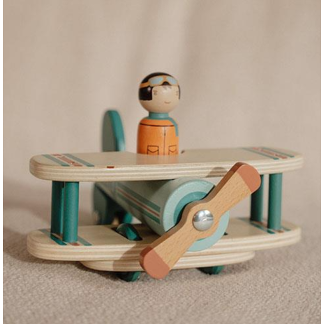 Little Dutch speelgoedvliegtuigje FSC