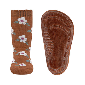 Ewers Ewers antislip sokken Bloemen Toffee