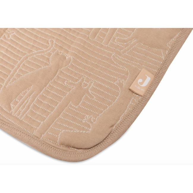 Jollein deken wieg 75x100 cm Jungle jambo Biscuit/oatmeal