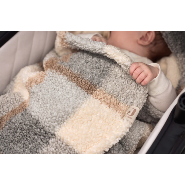 Jollein voetenzak 0+ 3/5 punts gordel Check Boucle