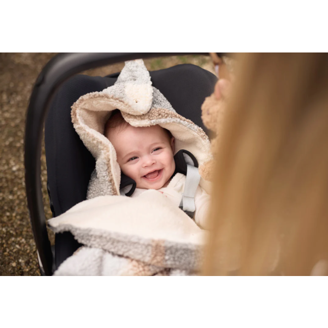 Jollein voetenzak 0+ 3/5 punts gordel Check Boucle