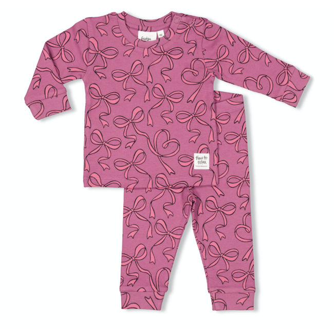 Feetje pyjama premium Bibi Bow lila