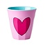 Beker Middelgroot - Pink - Heart