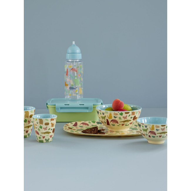 Beker Middelgroot - Blauw - Sweet Jungle Print