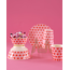 Beker Middelgroot - Zacht roze - Sweet Hearts Print