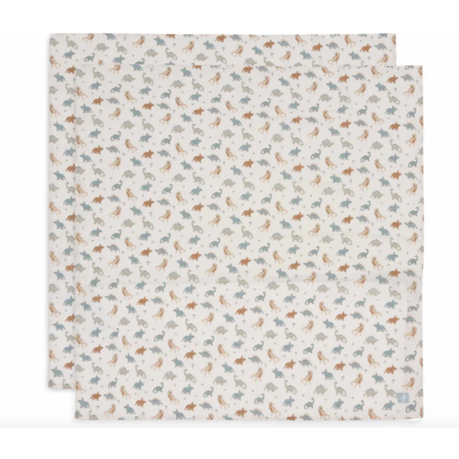 Jollein hydrofiel 115x115cm ( 2 pack )  Roarsome