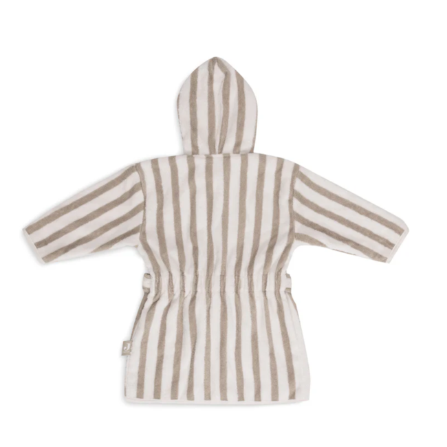 Jollein badjas 3-4 jaar Stripe Terry Olive green