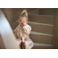 Jollein badjas 3-4 jaar Stripe Terry Wild rose