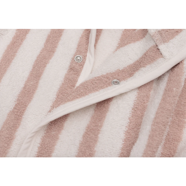 Jollein badjas 3-4 jaar Stripe Terry Wild rose