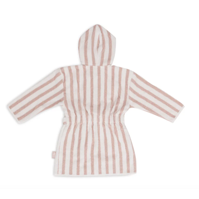 Jollein badjas 3-4 jaar Stripe Terry Wild rose