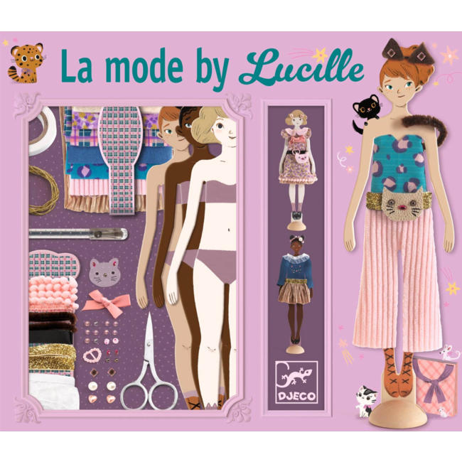 dj09334  knutselset aankleedpoppen fashion by lucille