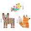 Djeco Knutselen | 3 giant animals