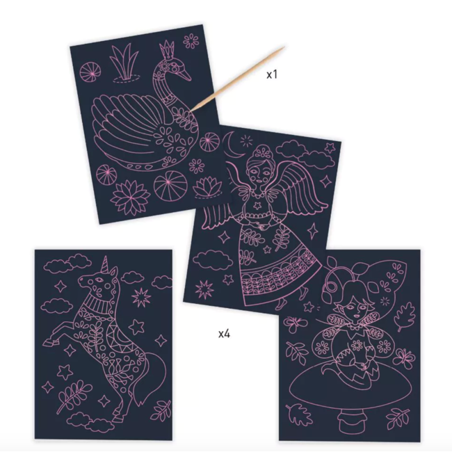 dj09715  Kraskaarten glow in the dark