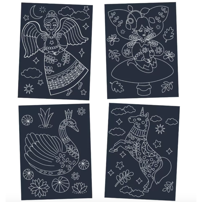 dj09715  Kraskaarten glow in the dark