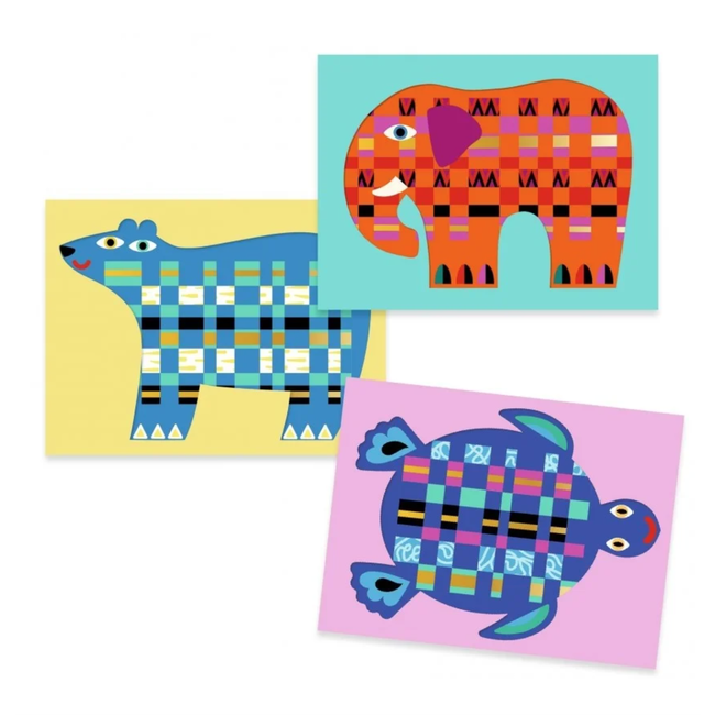 dj00088 Knutselset vlechten met papier