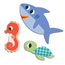 dj00057 Grote stickers Zeedieren