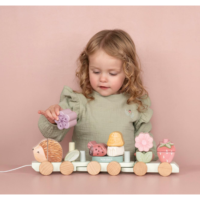 Little Dutch Blokkentrein Egel  Fairy garden