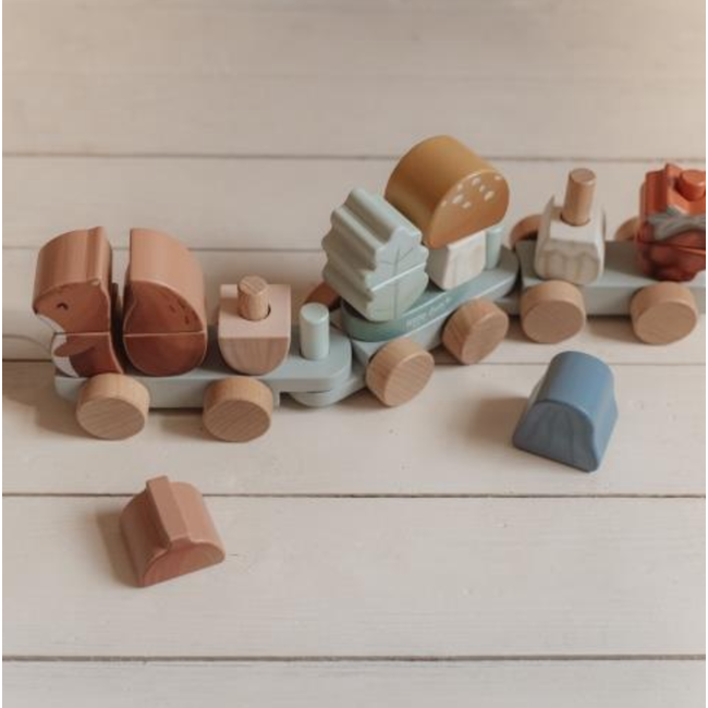 Little Dutch Blokkentrein Eekhoorn Forest friends