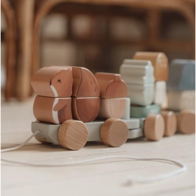 Little Dutch Blokkentrein Eekhoorn Forest friends