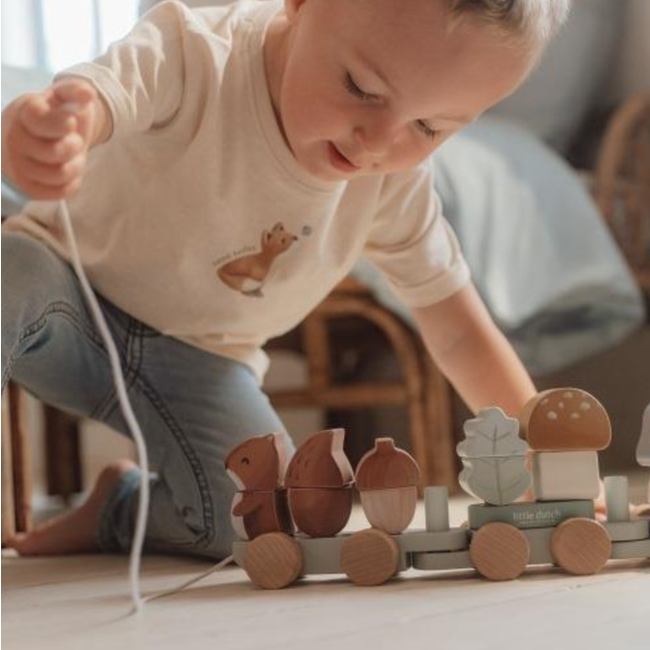 Little Dutch Blokkentrein Eekhoorn Forest friends