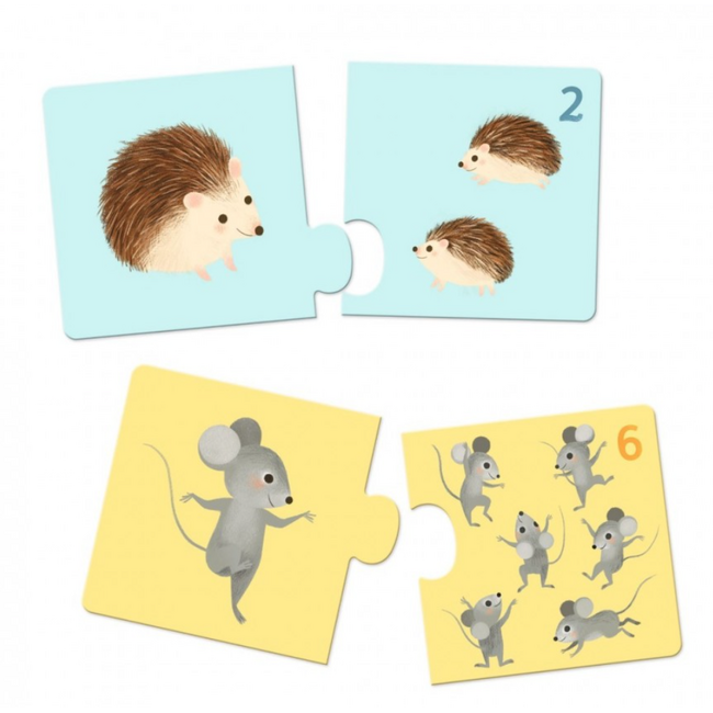 dj08197 Puzzel Baby dieren