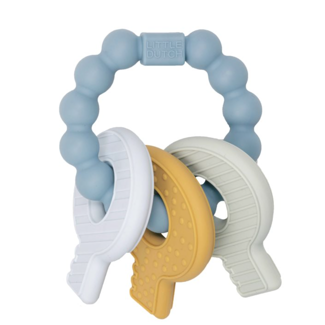 Little Dutch siliconen sleutelbos Blauw