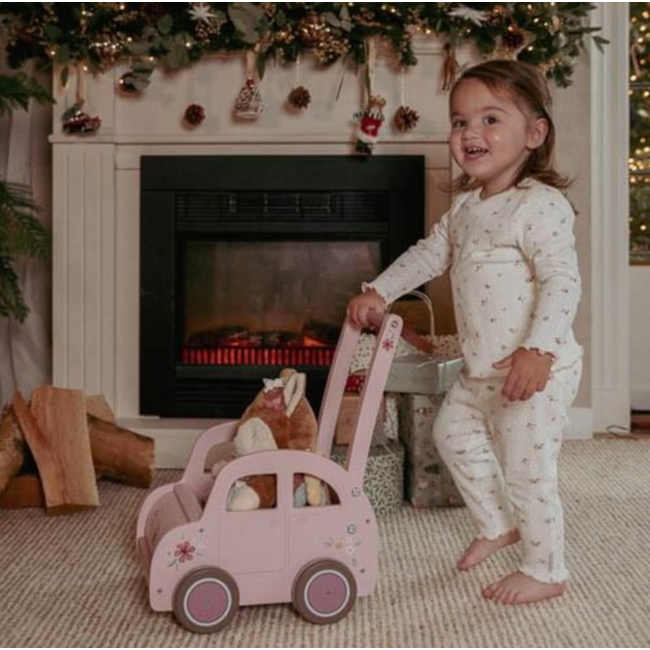 Little Dutch Loopwagen Roze FSC