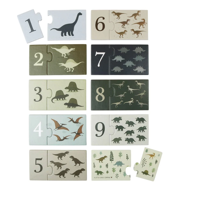 A Little Lovely Company telpuzzel dinosaurussen