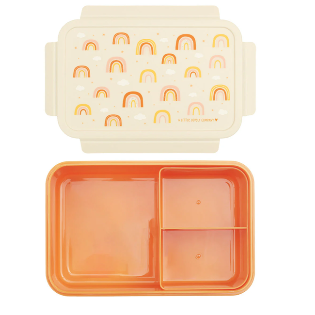 A little lovely company Bento lunchbox Regenboog