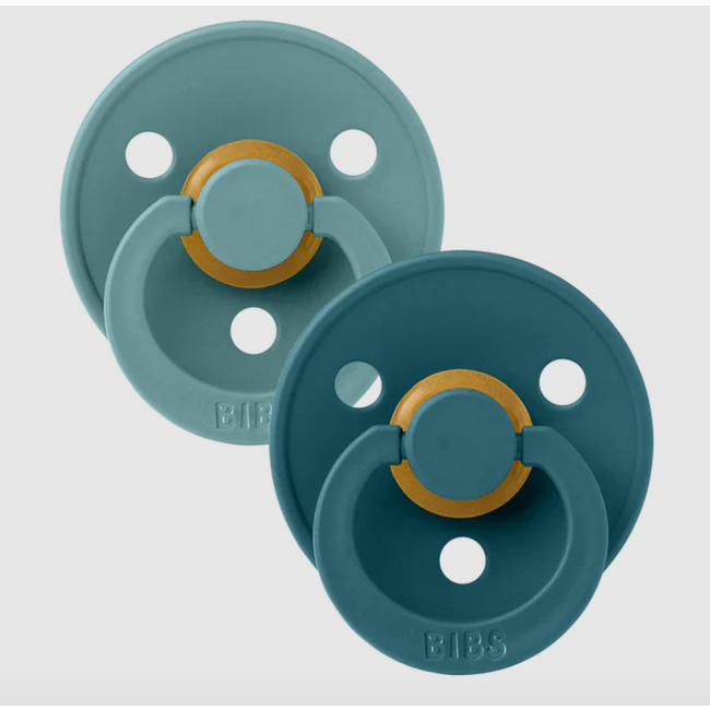 Bibs speen ANATOMIC  latex 2 pack maat 1 Island sea / Forest lake