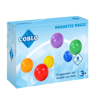 Coblo Coblo | Knikkerbaan ballen | 6 stuks