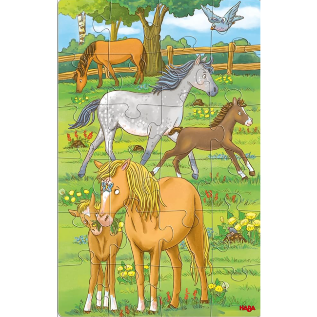 Haba puzzel Paarden