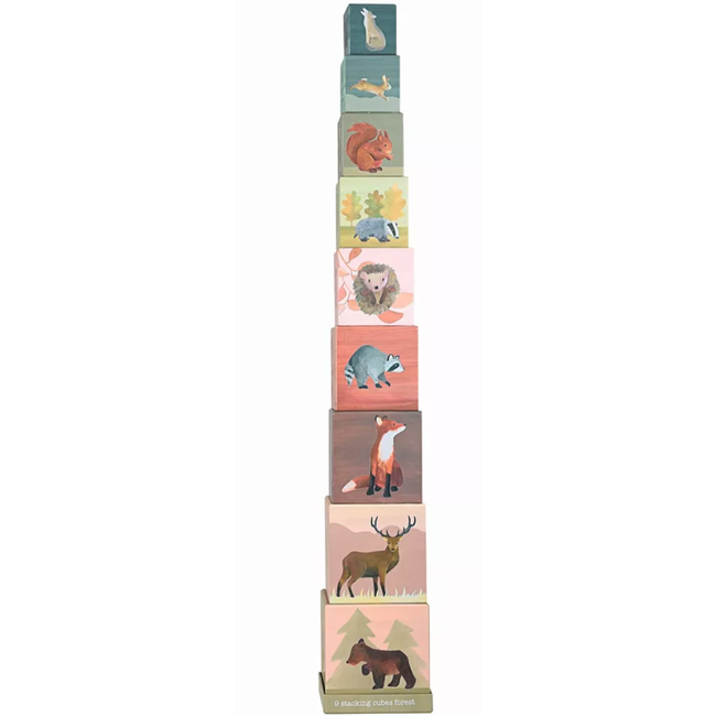 Stapelkubussen bosdieren