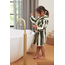 Jollein Jollein badjas 3-4 jaar Stripe Terry Olive green