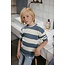 Levv Levv sweater Simon aop taupe stripe