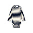 The New Siblings The New Siblings romper Fro uni rib mood indigo striped
