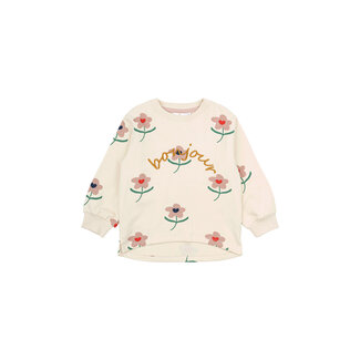The New Siblings The New Siblings sweatshirt Netty white swan aop