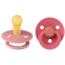 Bibs speen latex 2 pack maat 2 Dusty pink/coral