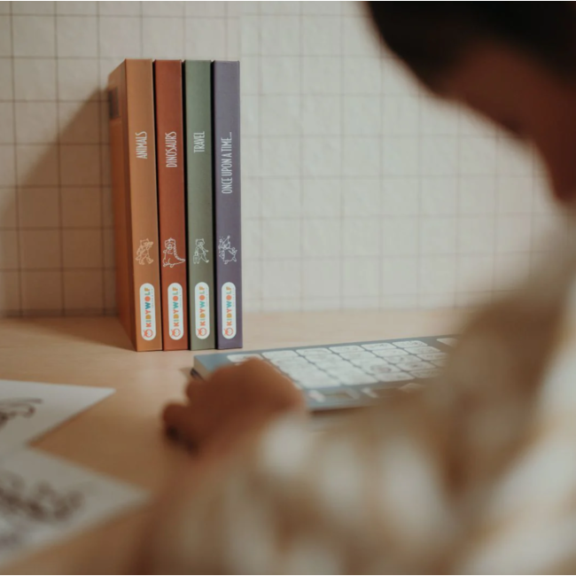 Kidywolf Kidydraw mini Tekenblok Dieren