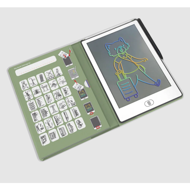 Kidywolf Kidydraw mini Tekenblok Reizen en vervoer